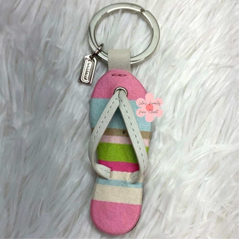y2k COACH Vintage Sandal Bag Charm Key Chain